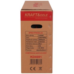 Kompresor bezolejowy 24L 1450W KD4081