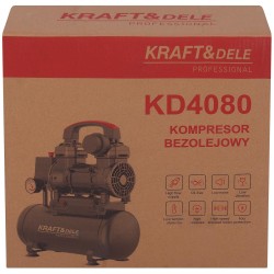 Kompresor bezolejowy 9L 850W KD4080