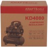 Kompresor bezolejowy 9L 850W KD4080