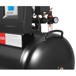 Kompresor bezolejowy 200L 3x2200W + separator i manometr z gliceryną KD4084