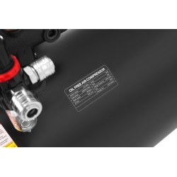 Kompresor bezolejowy 200L 3x2200W + separator i manometr z gliceryną KD4084