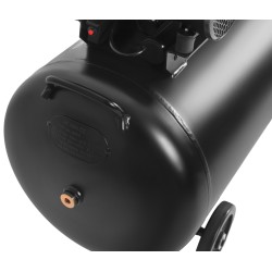 Kompresor bezolejowy 200L 3x2200W + separator i manometr z gliceryną KD4084