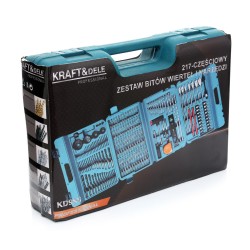 Wiertła, bity, nasadki Zestaw 217 el. KD990