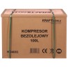 Kompresor bezolejowy 100L 2x2200W KD4083