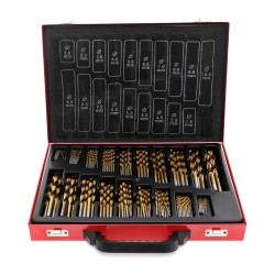 Wiertła tytanowe HSS do metalu 170 szt. KD991