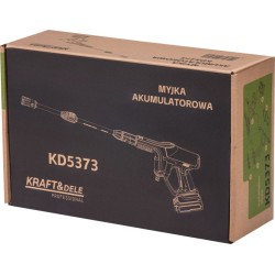 MYJKA WYSOKOCIŚNIENIOWA AKUMULATOROWA 21V 3Ah KD5373