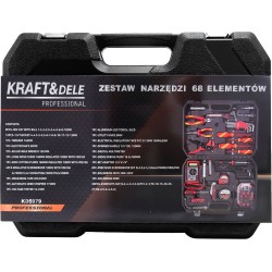 Zestaw narzędzi 68 el. KD5979