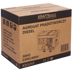 AGREGAT DIESEL 7KW 230V/400V KD3243
