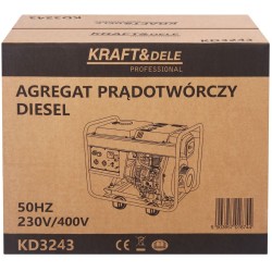 AGREGAT DIESEL 7KW 230V/400V KD3243