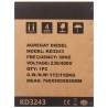 AGREGAT DIESEL 7KW 230V/400V KD3243