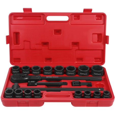 Grzechotka + przedłużki + nasadki udarowe 3/4" 21szt KD11868