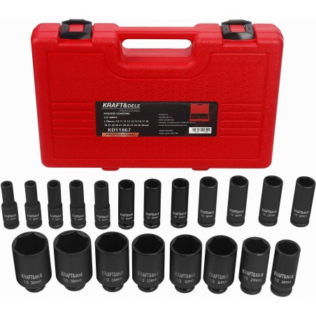 Nasadki udarowe 1/2" 20 szt KD11867