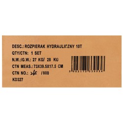 Rozpierak hydrauliczny 10T KD327