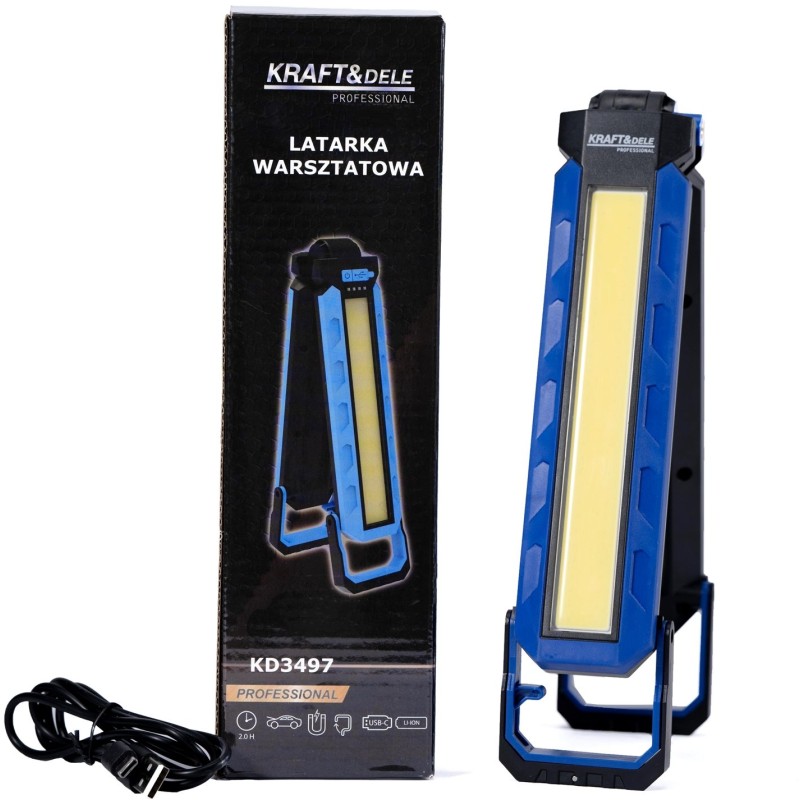 LATARKA WARSZTATOWA LED USB-C 1100LM 4000mAh KD3497