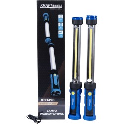 LATARKA WARSZTATOWA PODWÓJNA LED USB-C 1200LM KD3498