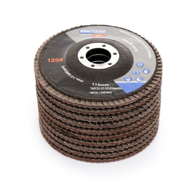 Tarcza listkowa 115mm P80 KD962