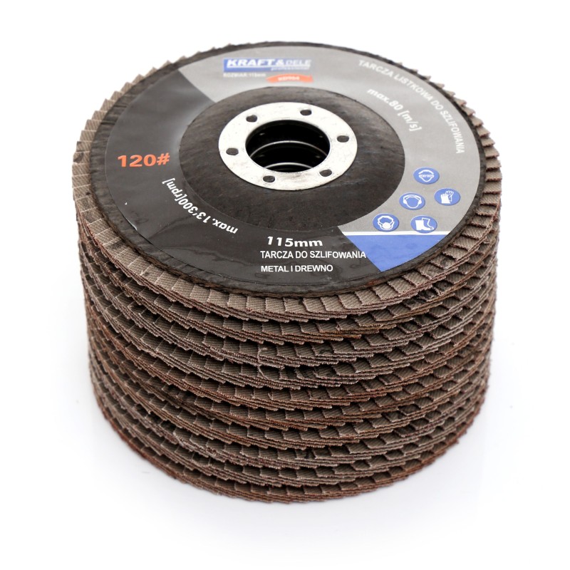 Tarcza listkowa 125mm P80 KD967