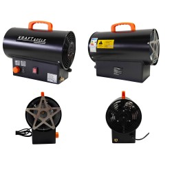 Nagrzewnica gazowa 25kW + Termostat + Reduktor KD11700