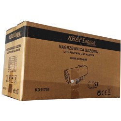 Nagrzewnica gazowa 40kW Termostat / Reduktor KD11701