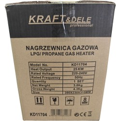Nagrzewnica gazowa 25kW KD11704