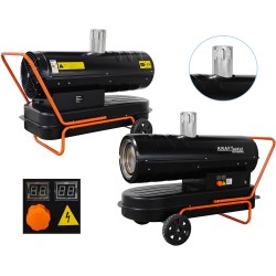 Nagrzewnica olejowa 40kW z odprowadzeniem spalin KD11714