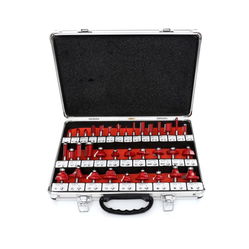 Frezy do drewna łożyskowane 35 el. KD10280