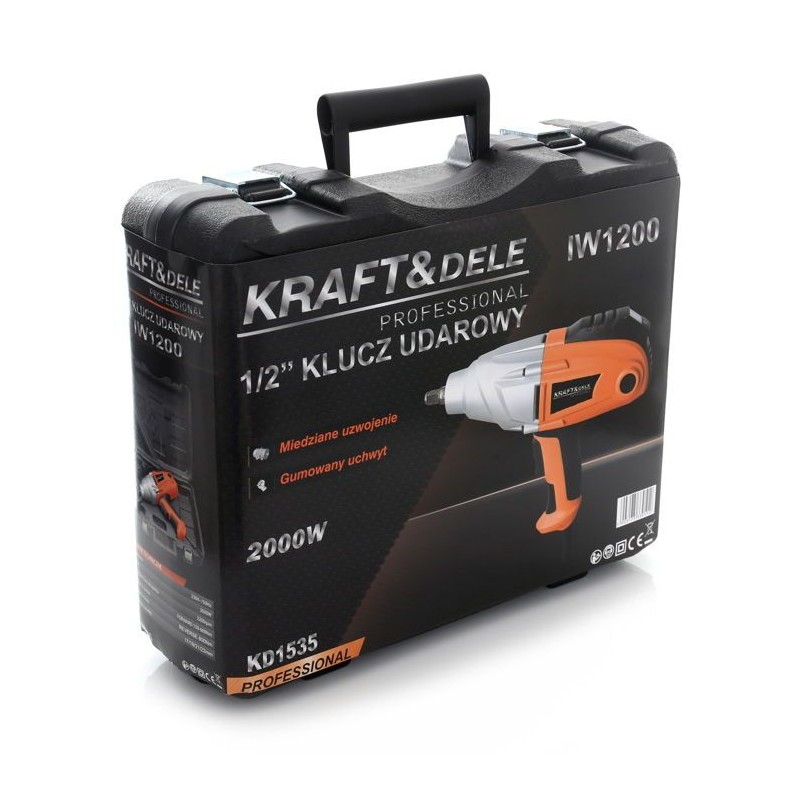 Klucz udarowy 2000W 800Nm LCD KD1535