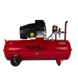 Kompresor olejowy 100L 2 Tłoki KD1480 + Separator