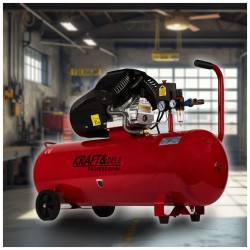 Kompresor olejowy 100L 2 Tłoki KD1480 + Separator