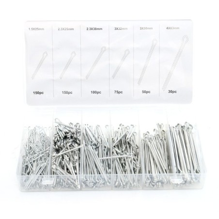 Zawleczki proste 555 szt. KD10508