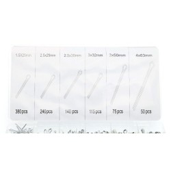 Zawleczki proste 1000 szt. KD10509