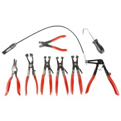 Szczypce do opasek zaciskowych 9 szt. KD10513