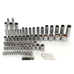 Zestaw Kluczy Duży Nasadowe Płaskie KD307 216el. Walizka