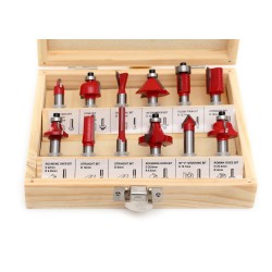 Zestaw Frezów do drewna KD10282 12szt. frez 8mm