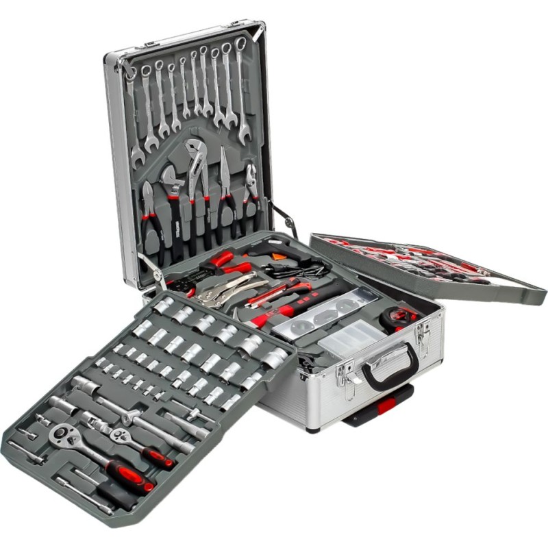 Klucze Zestaw 188 elementów KD314 Aluminiowa walizka