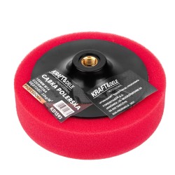 Gąbka polerska 150 mm czerwona KD1593