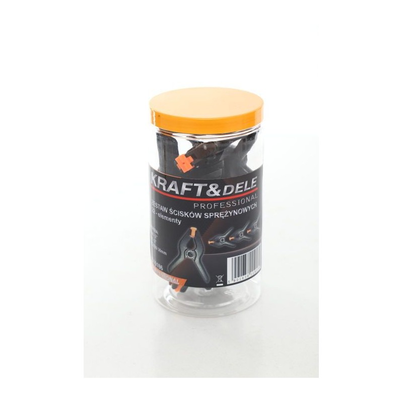 Zestaw ścisków sprężynowych 2/3' KD10186