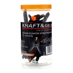 Zestaw ścisków sprężynowych 2/3' KD10186