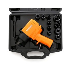 Klucz udarowy pneumatyczny 1050Nm KD1425 + nasadki