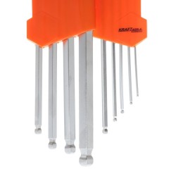 Zestaw 9 imbusów kulkowych KD10296