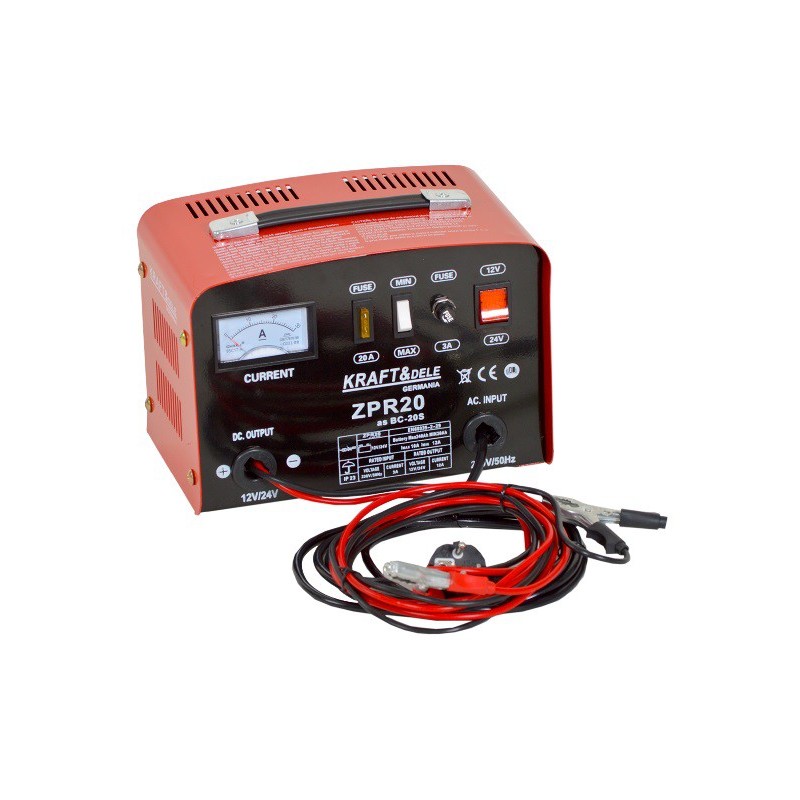 Prostownik samochodowy 12V 24V 30A 250Ah KD1913