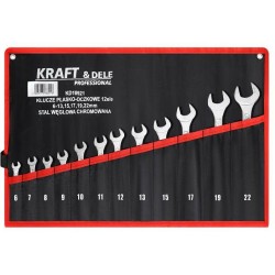 KLUCZE PŁASKO-OCZKOWE 12el. KD10921