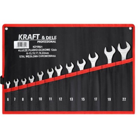 KLUCZE PŁASKO-OCZKOWE 12el. KD10921