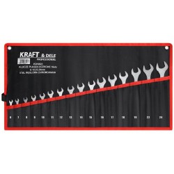 KLUCZE PŁASKO-OCZKOWE 16el. KD10922