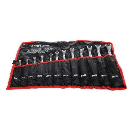 KLUCZE DWUSTRONNIE-OCZKOWE 12el. KD10939