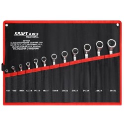 KLUCZE DWUSTRONNIE-OCZKOWE 12el. KD10927