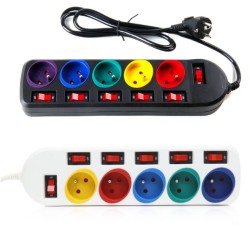 Przedłużacz 1,5m 5gniazd BIAŁY KD4000