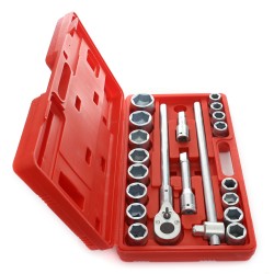 Klucze Nasadowe 3/4 Duże Nasadki KD304 SZEŚCIOKĄTNE 21EL.