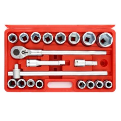 Klucze Nasadowe 3/4 Duże Nasadki KD304 SZEŚCIOKĄTNE 21EL.