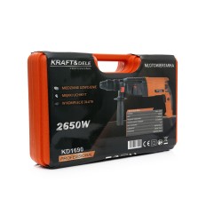 Młotowiertarka 2650W + dodatkowa głowica KD1690